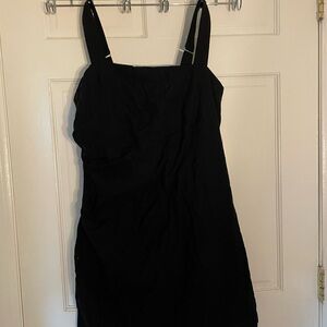Linen Little Black Dress